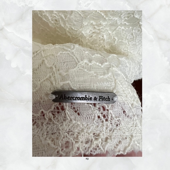 Abercrombie Off White Stretch Lace Mini Dress - Picture 4 of 5